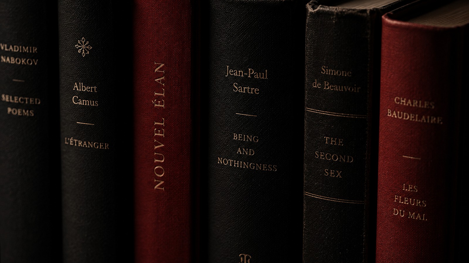 Book spines